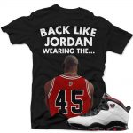 Double Nickel 10s shirts | 'Back Like' sneaker tees shirt Black