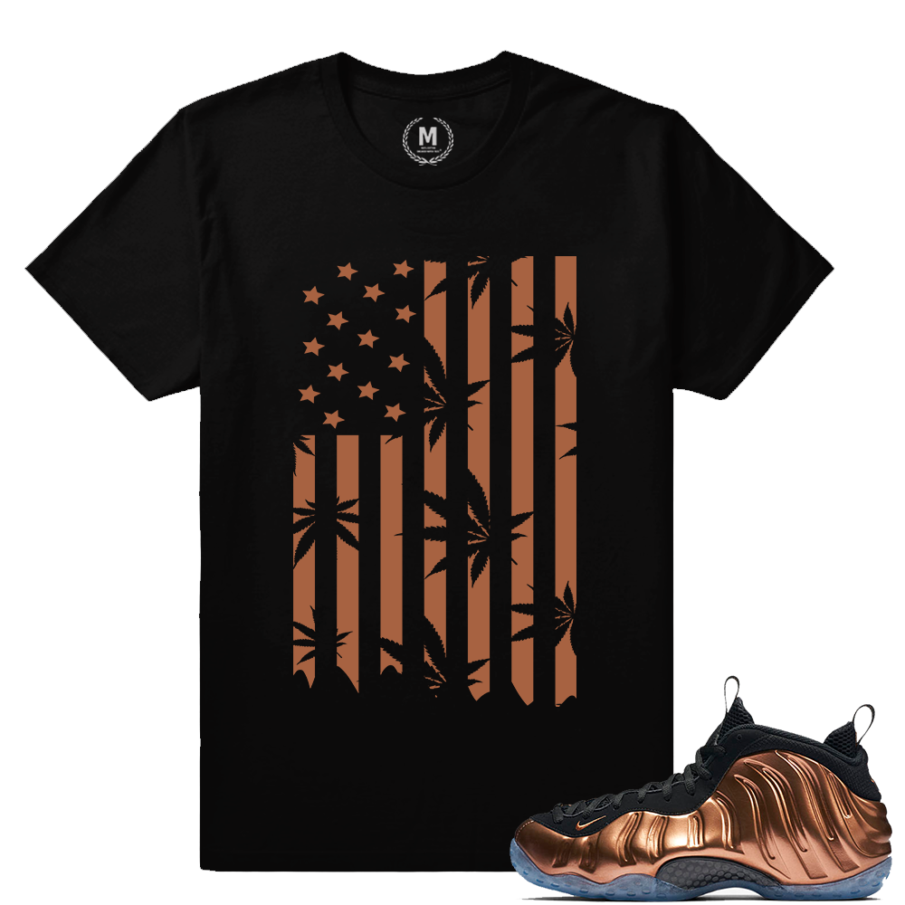 Match Copper Foams | Kush Flag | Black T shirt