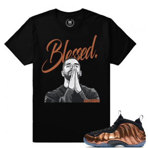 Match Copper Foams | Blessed | Black T shirt