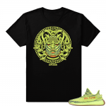 Frozen Yellow Yeezys | Dxpe Medusa | Black shirt