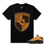 Match Air Jordan 13 Chutney | Pushers | Black T shirt