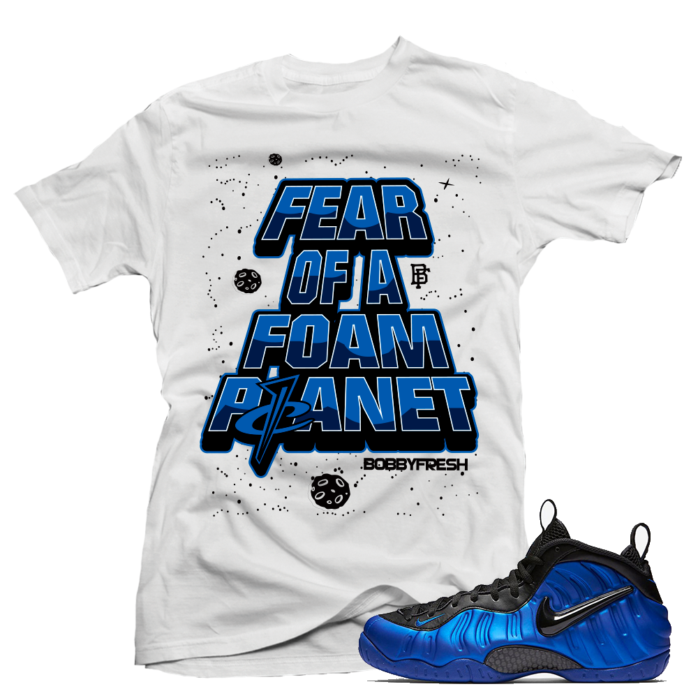 Match Hyper Cobalt Ben Gordon Foams | Foam Planet | White T shirt