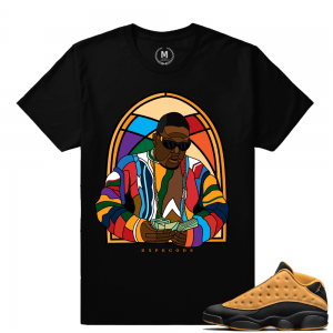 Match Air Jordan 13 Chutney | Biggie By Dxpe Gods | Black T shirt