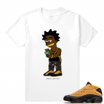 Match Air Jordan 13 Chutney | Kodak x Chutney | White T shirt