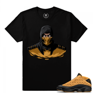 Match Air Jordan 13 Chutney | Scorpion | Black T shirt