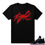 Jordan 4 Bred | Fight | Black Shirt