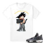 Jordan 4 Cool Grey | Just A Kid | White Shirt