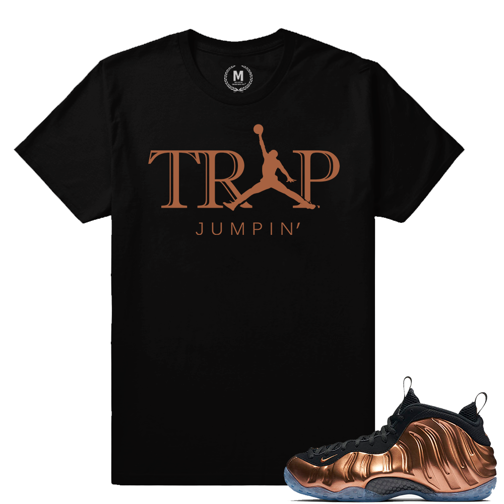 Match Copper Foams | Trap Jumpin | Black T shirt