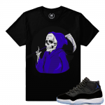 Match Jordan 11 Space Jam | 21 Savage AKA The Reaper | Black T shirt