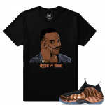 Match Copper Foams | Hype Thinking Meme | Black T shirt