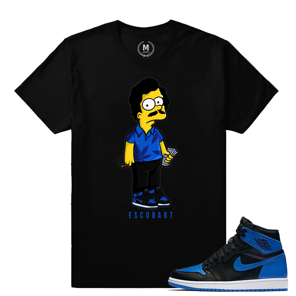 Match Jordan 1 Royal OG | EscoBart OG 1s | Black T shirt