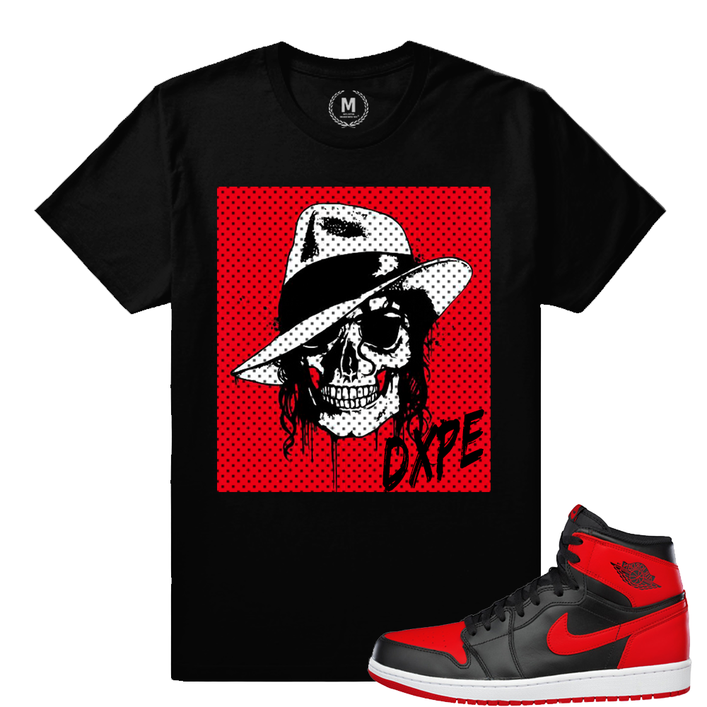 Match Banned 1s Jordan Retro | DXPE Smooth Criminal | Black T shirt