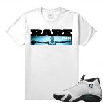 Match Jordan 14 Oxidized | Rare Wings | White T shirt