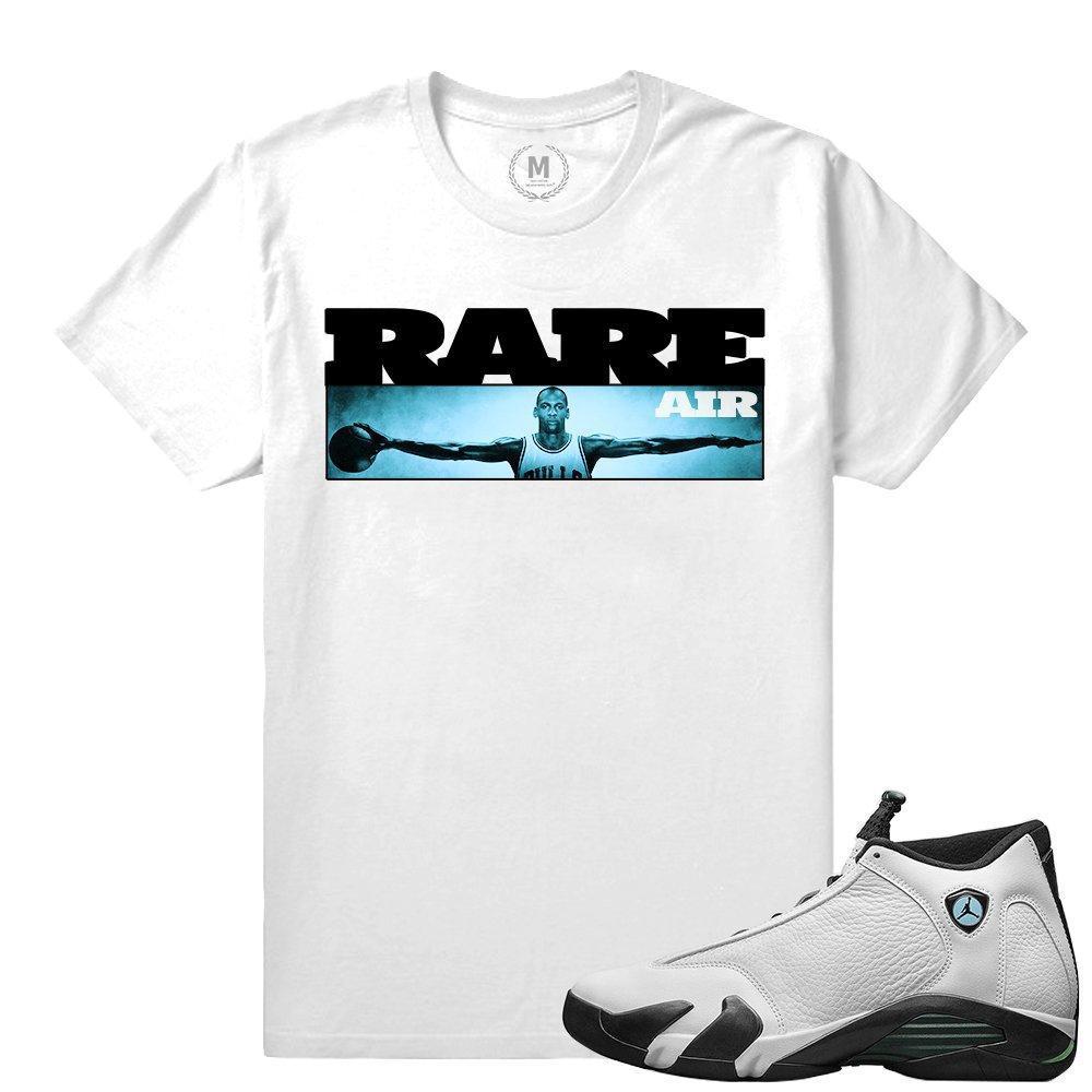 Match Jordan 14 Oxidized | Rare Wings | White T shirt