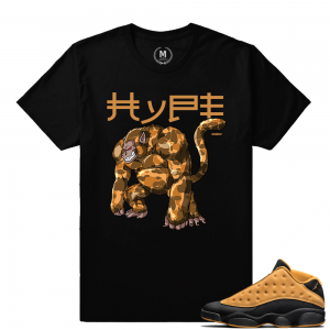 Match Air Jordan 13 Chutney | Hype Beast | Black T shirt