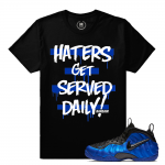 Match Hyper Cobalt Ben Gordon Foams | Haters Served | Black T shirt