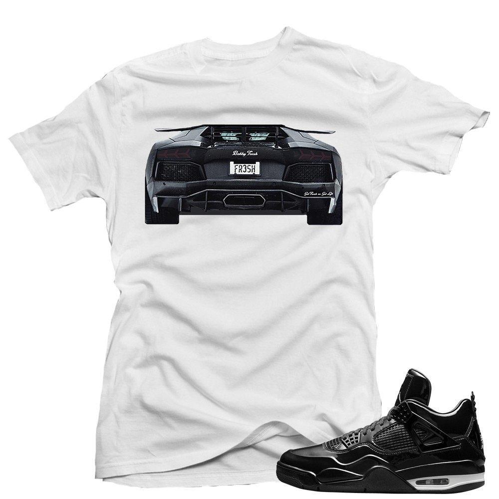 Jordan 11Lab4 shirts to match 'Fresh Lambo' White Shirt