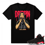 Infrared 6s | Drippin 6s | Black shirt