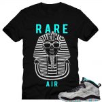 Lady Liberty 10s matching sneaker tees shirts |Pharoah Sneaker Tee Black | Streetwear Online