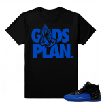 Game Royal 12s | Gods Plan | Black shirt