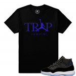 Match Jordan 11 Space Jam | Trap Jumpin | Black T shirt