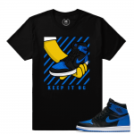 Match Jordan 1 Royal OG | Keep it OG | Black T shirt