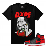 Match Banned 1s Jordan Retro | DXPE Hustle | Black T shirt