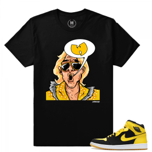 Jordan 1 New Love Sneaker tee shirt - Ric Flair Woo - Black