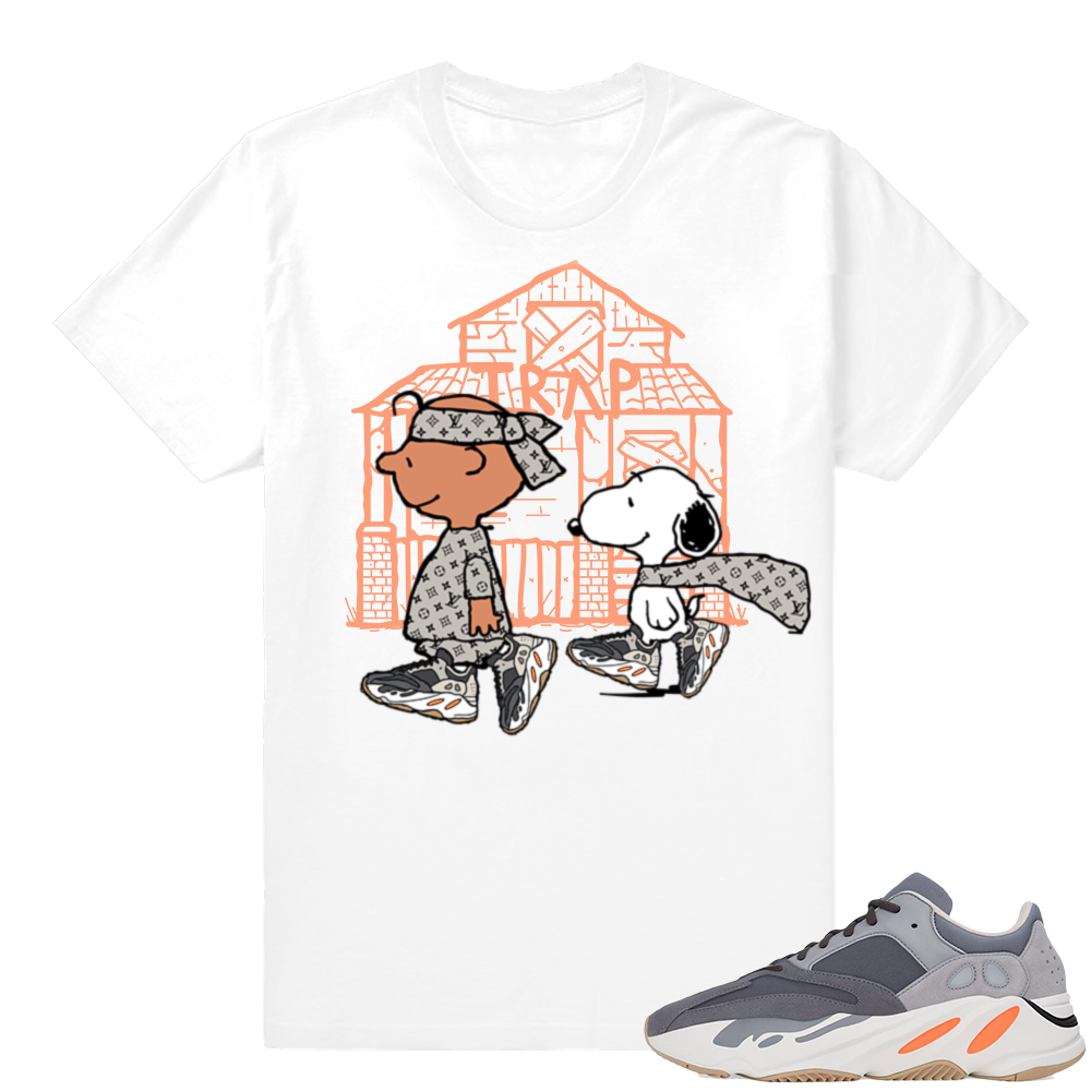 Magnet Yeezy 700 | Snoopy Trap House | White shirt