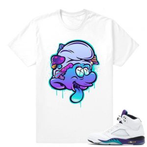 Match Grape 5s 2018 | Trippy Smurf | White shirt