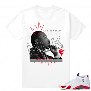 Candy Cane 14s | I Have a Dream | White Shirt