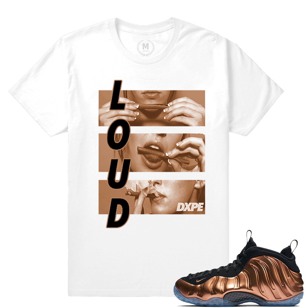 Match Copper Foams | That Loud | White T shirt