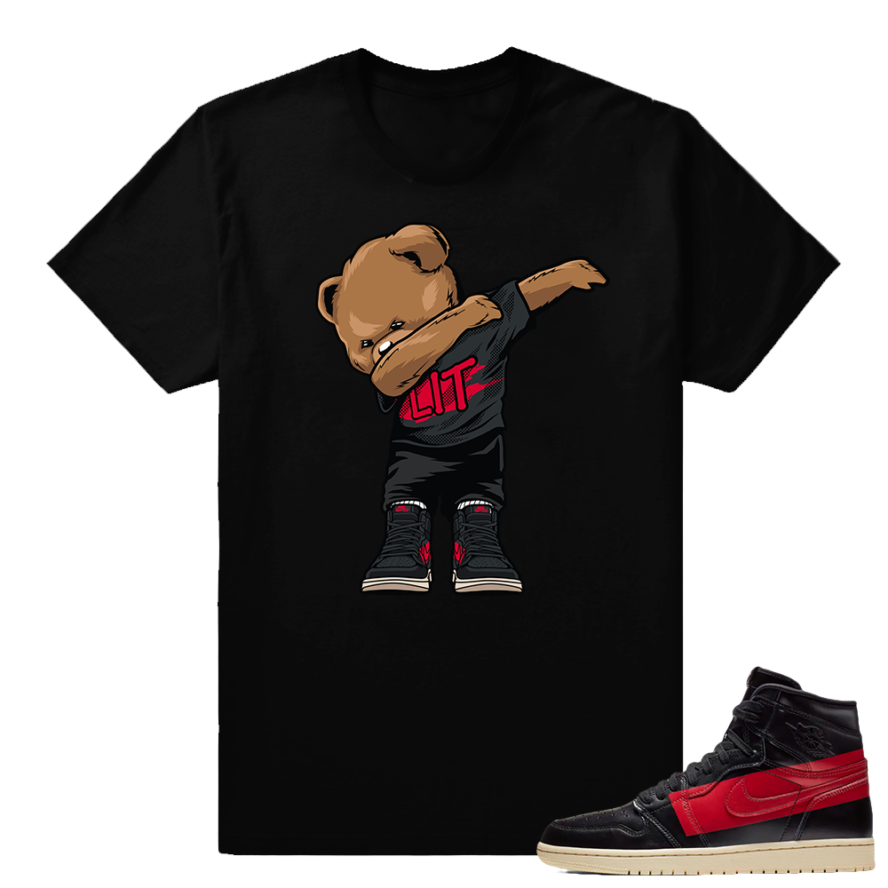 Couture 1s | Dabbin Bear | Black shirt