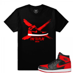 Match Banned 1s Jordan Retro | Pay To Play | Black T shirt