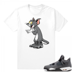 Jordan 4 Cool Grey | The Come Up | White Shirt