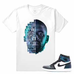 Match Jordan 1 Chameleon All Star | Kyrie | White T shirt