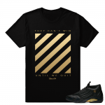 Match Air Jordan 14 DMP | They Can't Win | Black T shirt