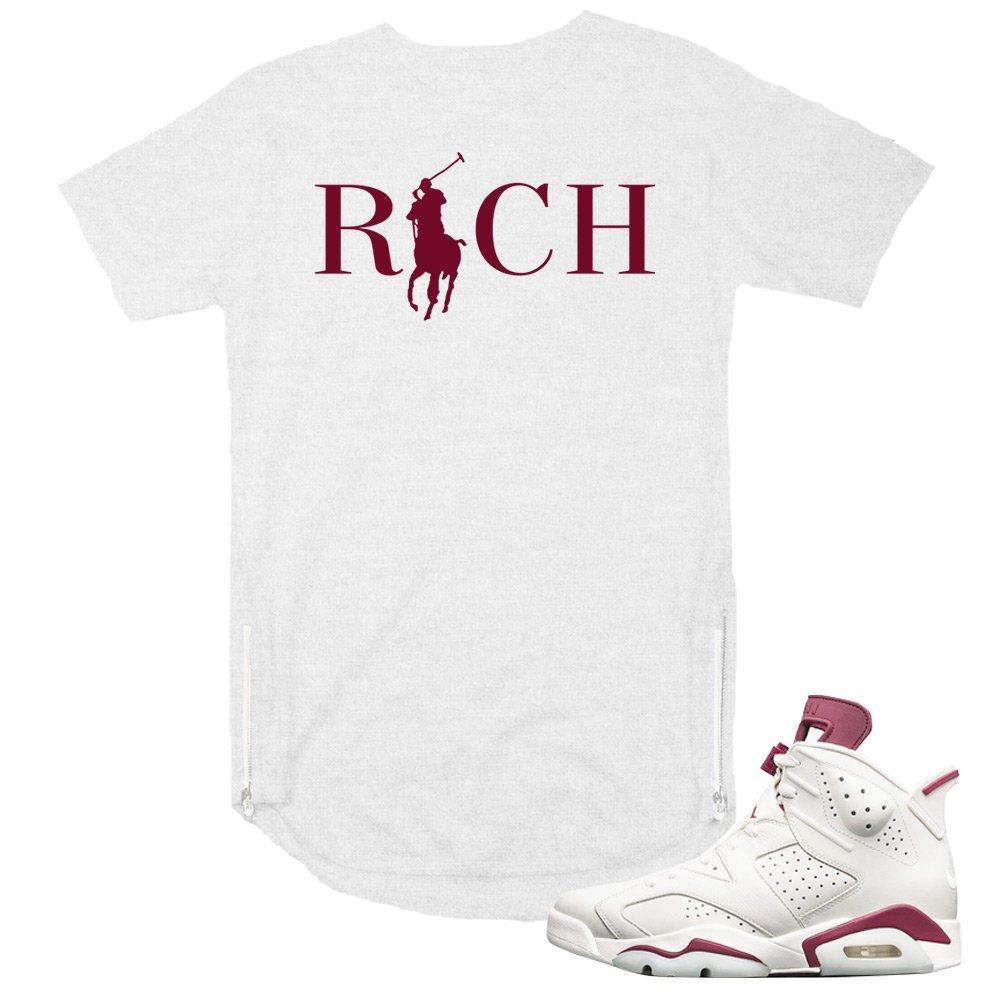 Maroon 6s match 'Country Club Rich' shirt | Scoop Side zipper White Tshirt