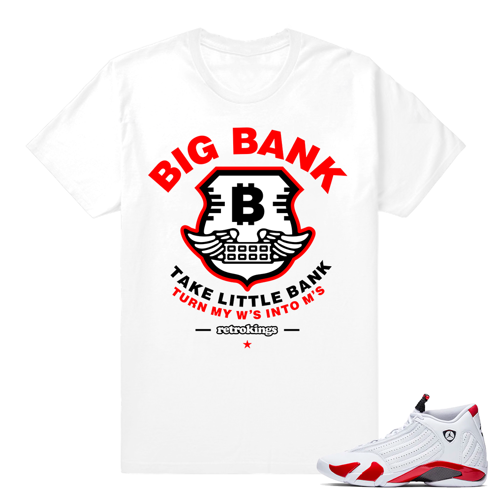 Candy Cane 14s | Big Bank | White Shirt