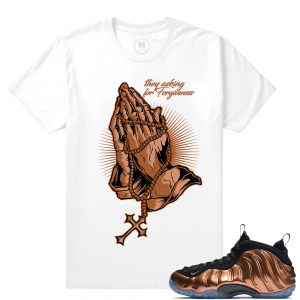 Match Copper Foams | Forgiveness | White T shirt