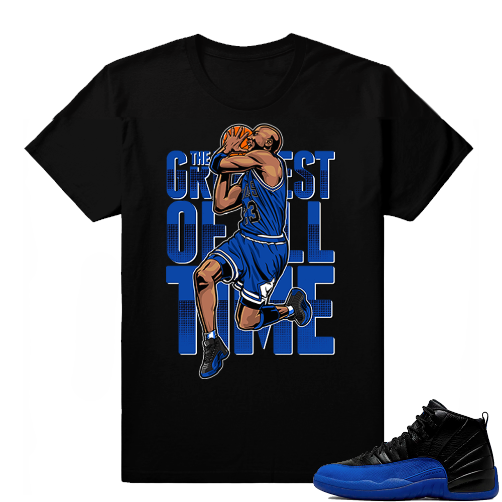 Game Royal 12s | Greatest | Black shirt