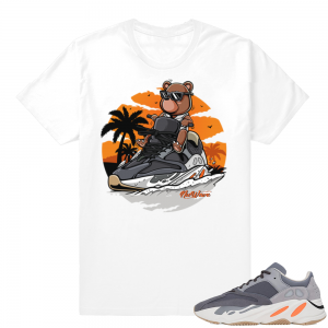 Magnet Yeezy 700 | Nuwave Jetski Bear | White shirt