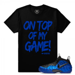 Match Hyper Cobalt Ben Gordon Foams | Top Of My Game | Black T shirt