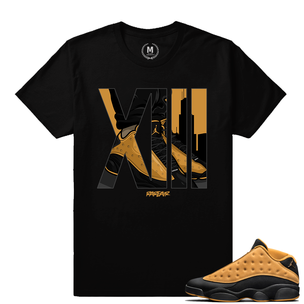 Match Air Jordan 13 Chutney | Rare Air 13 | Black T shirt