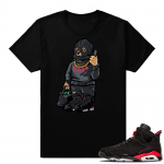 Infrared 6s | Ski Mask Trap Bear | Black shirt