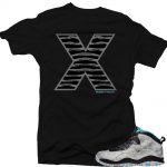 Lady Liberty 10s matching sneaker tees shirts |Steel X Sneaker Tee Black| Streetwear Online