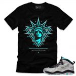 Lady Liberty 10s matching sneaker tees shirts |Liberty Icon Sneaker Tee Black | Streetwear Online