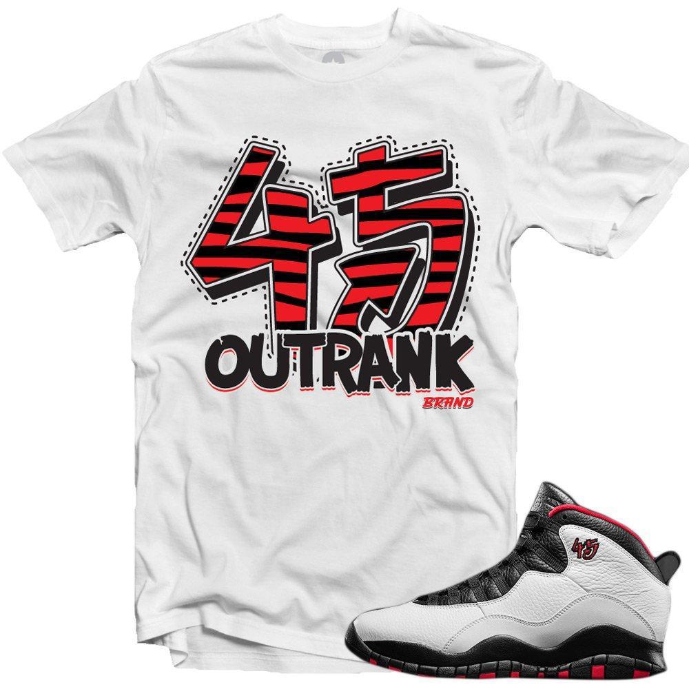 Double Nickel 10s matching shirts | '45 DN Print' sneaker tees shirt White