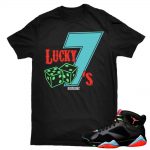 Marvin the Martian 7s matching sneaker tees shirts |Lucky 7s Sneaker Tee Black| Streetwear Online