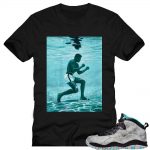 Lady Liberty 10s matching sneaker tees shirts |Ali Champ Sneaker Tee Black| Streetwear Online